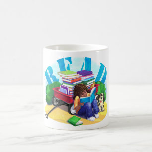 Book Wagon READ Mug
