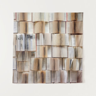 Book wall books wall decorative tapestry