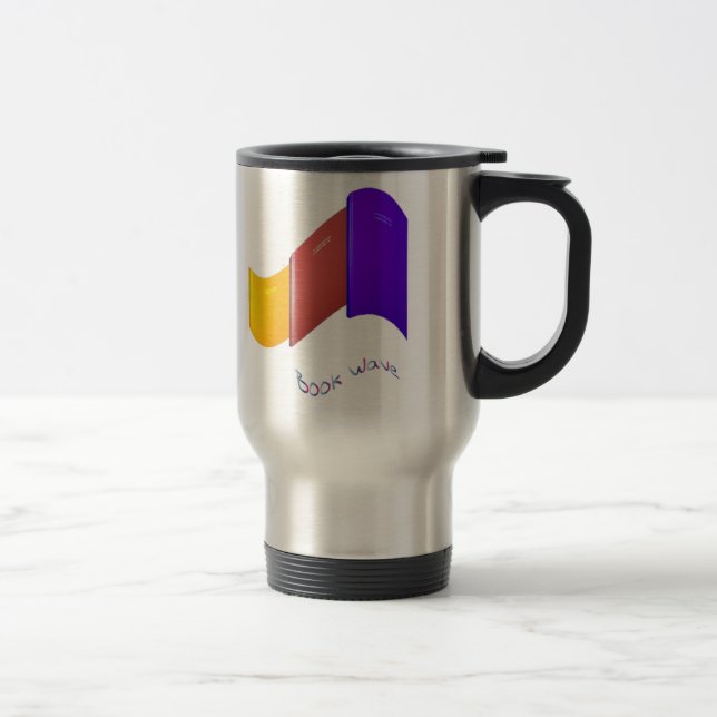 Book Wave Travel Mug (Right)