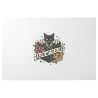Book Witch Club Cat Logo Gallery Wrap