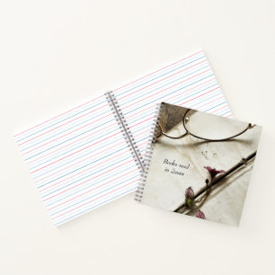 Book with tiny flowers