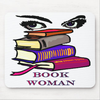 Book Woman Mousepad