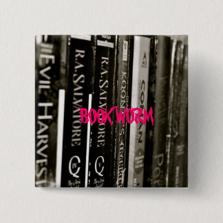 BOOK WORM BUTTON