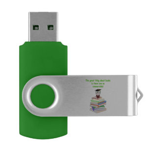 Book Worm Flash Drive