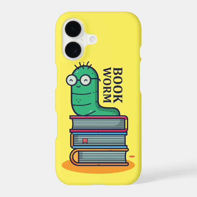 Book Worm Iphone Case (Back)
