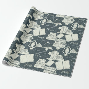 Book Wrapping Paper