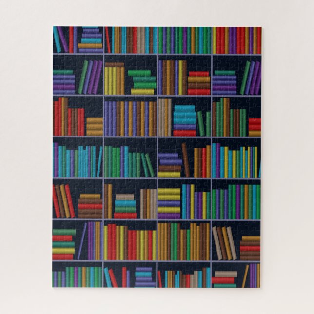 Bookcase Jigsaw Puzzle (Vertical)