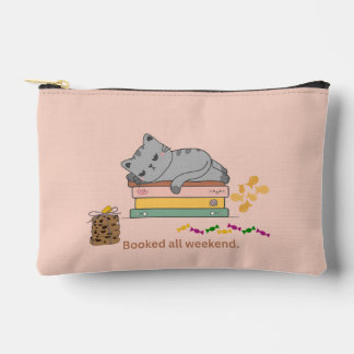 Booked All Weekend Cat Accessory Pouch