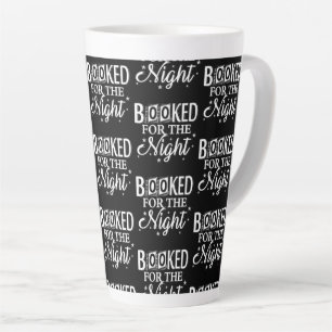 Booked For The Night Latte Mug