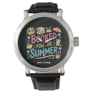 Booked for the Summer Funny Book Reader Beach Watch
