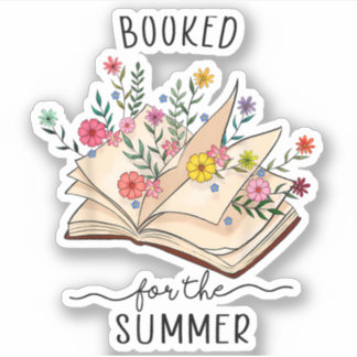 Booked For The Summer Reading Librarian Read Wildf Sticker