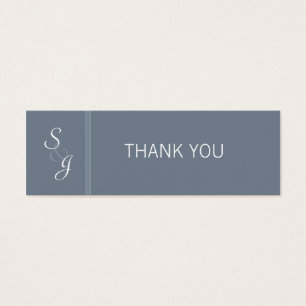 Bookedmarked Favor Gift Tag-slate blue