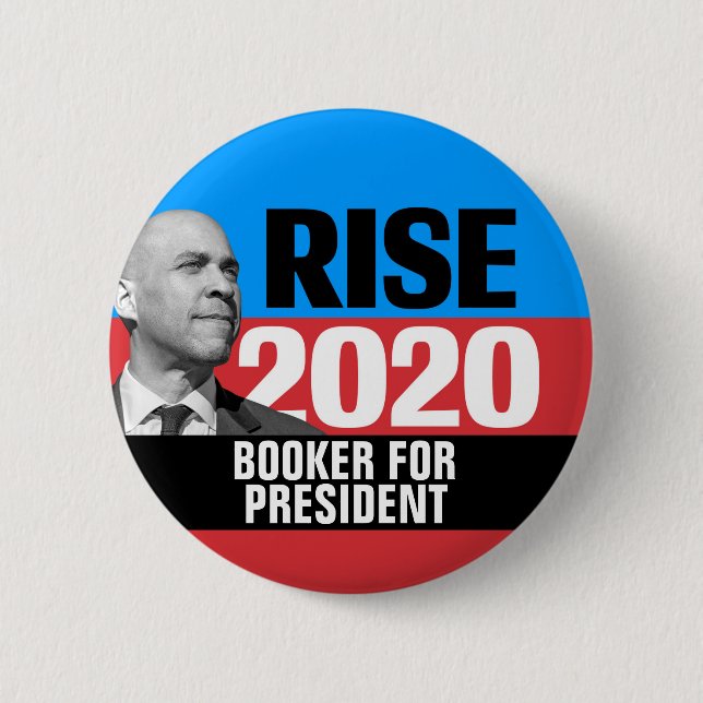 Booker for President Button (Front)