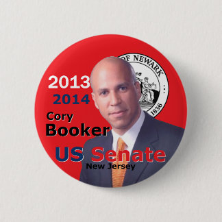 Booker Senate 2013 Pinback Button