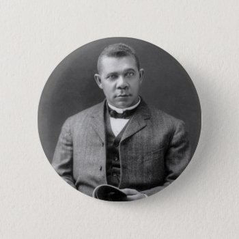 Booker T. Washington  1903 Pinback Button by Photoblog at Zazzle