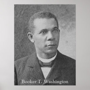 Booker T. Washington African-American Educator Poster