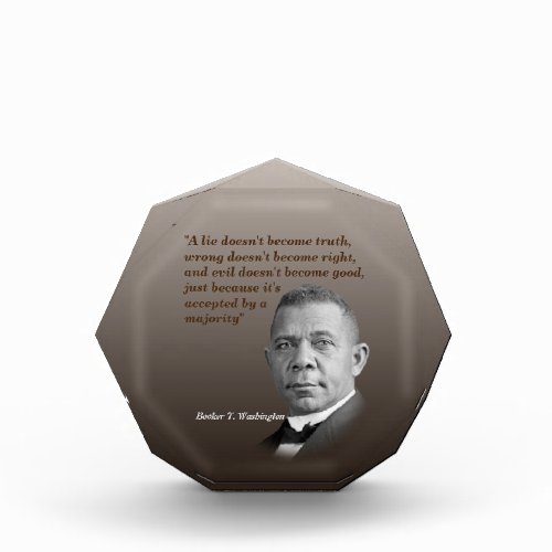 Booker T Washington Quote On Truth Right Good Photo Block
