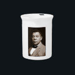 Booker T. Washington The Great Accommodator Beverage Pitcher<br><div class="desc">Booker Taliaferro Washington was an American educator,  author,  orator,  and adviser to several presidents of the United States. Between 1890 and 1915,  Washington was the dominant leader in the African-American community and of the contemporary black elite.</div>