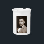 Booker T. Washington The Great Accommodator Beverage Pitcher<br><div class="desc">Booker Taliaferro Washington was an American educator,  author,  orator,  and adviser to several presidents of the United States. Between 1890 and 1915,  Washington was the dominant leader in the African-American community and of the contemporary black elite.</div>