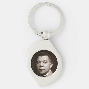 Booker T. Washington The Great Accommodator Keychain by Onshi_Designs at Zazzle