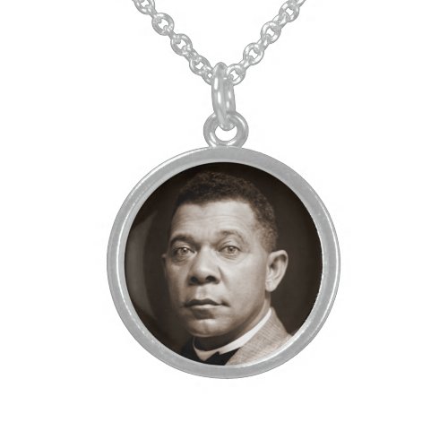 Booker T Washington The Great Accommodator Sterling Silver Necklace