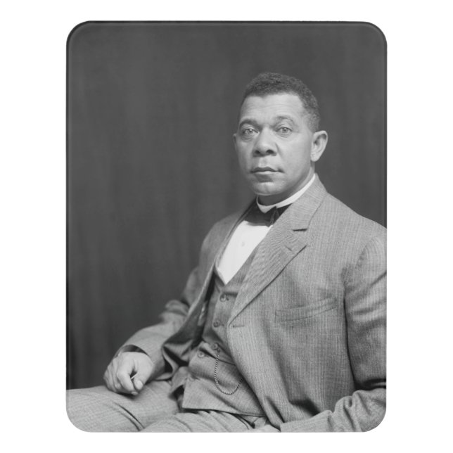 Booker Taliaferro Washington: Black Educator Door Sign (Contemporary Vert)