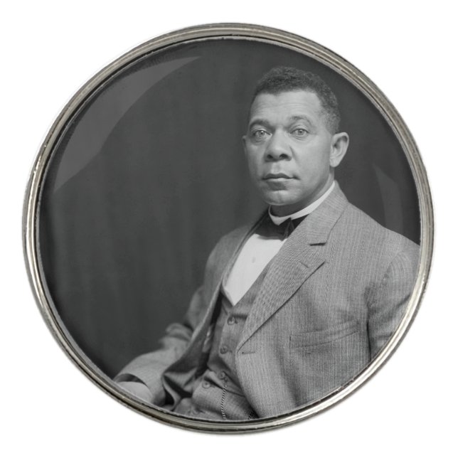 Booker Taliaferro Washington: Black Educator Golf Ball Marker (Front)