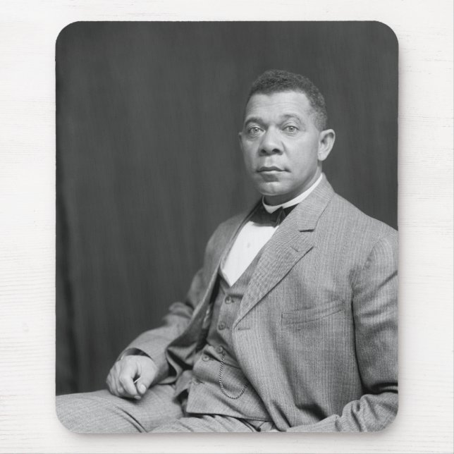 Booker Taliaferro Washington: Black Educator Mouse Pad (Front)