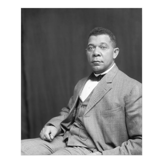 Booker Taliaferro Washington: Black Educator Photo Print (Front)