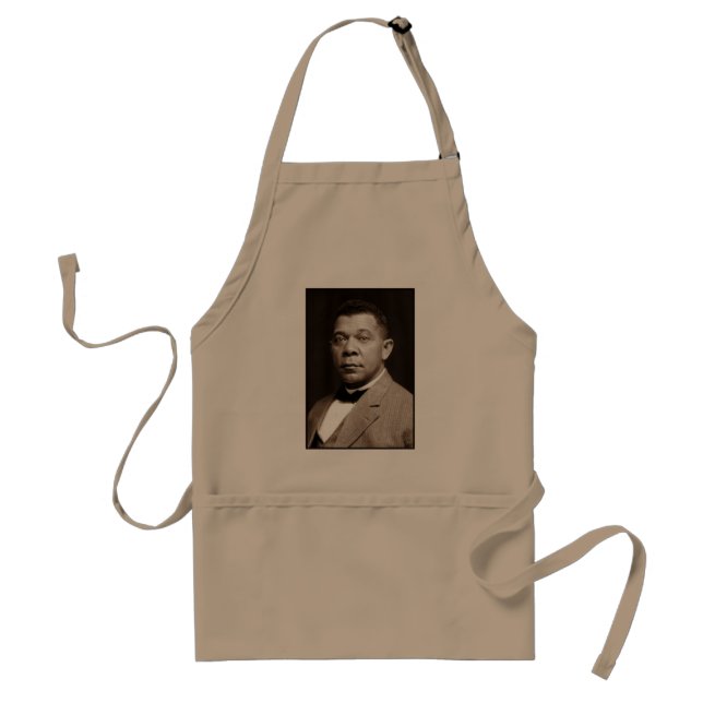 Booker Washington: African American Educator Adult Apron (Front)
