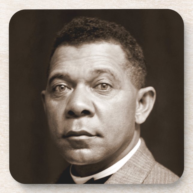 Booker Washington: African American Educator Beverage Coaster (Front)