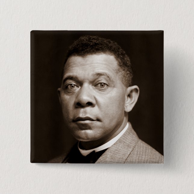 Booker Washington: African American Educator Button (Front)