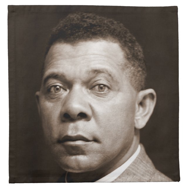 Booker Washington: African American Educator Cloth Napkin (Front)