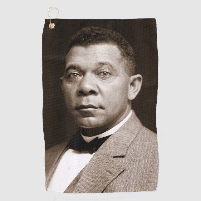 Booker Washington: African American Educator Golf Towel (Front)