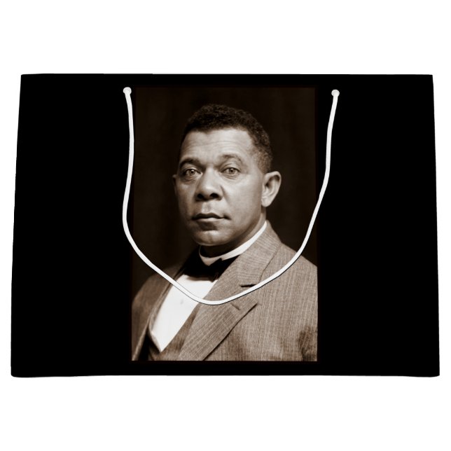 Booker Washington: African American Educator Large Gift Bag (Front)