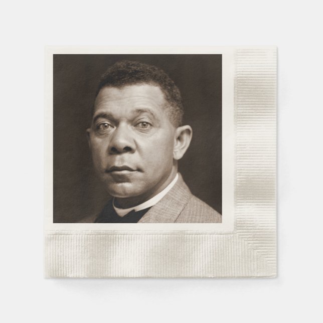 Booker Washington: African American Educator Napkins (Front)