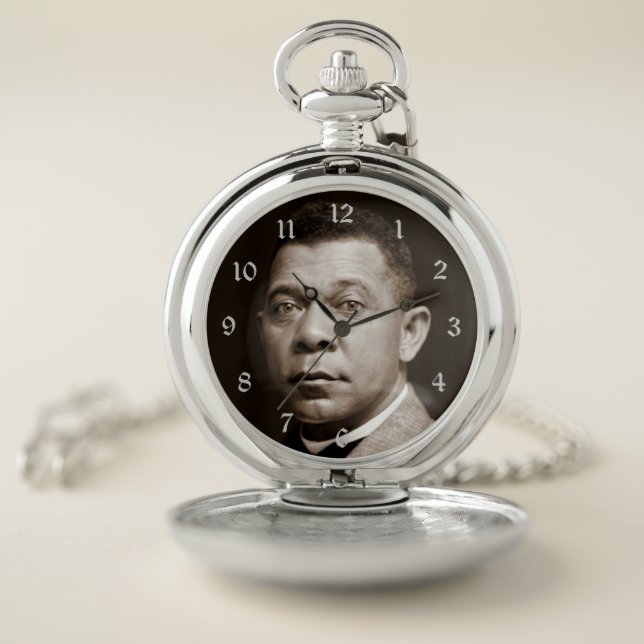 Booker Washington: African American Educator Pocket Watch (Inside)