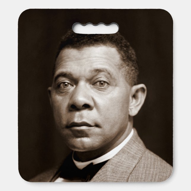 Booker Washington: African American Educator Seat Cushion (Front Vertical)