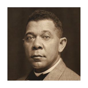 Booker Washington: African American Educator Wood Wall Art