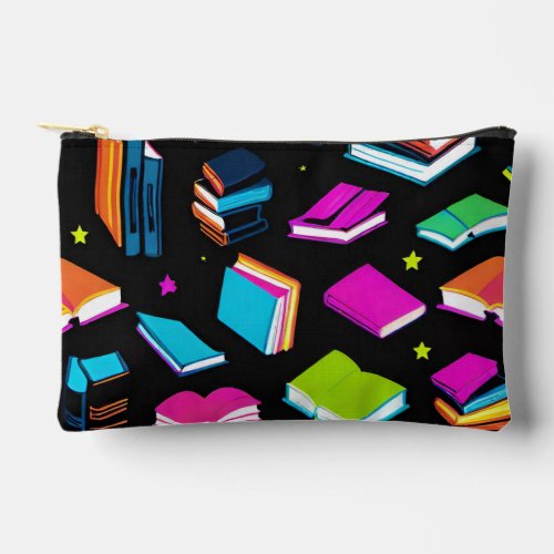 Booking It Colorful Accessory Pouch
