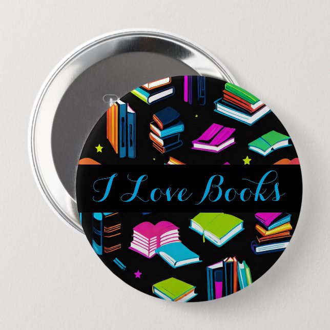 Booking It Colorful Button (Front & Back)