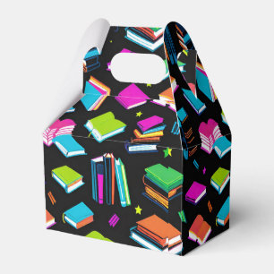 Booking It Colorful Gable Favor Boxes