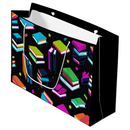 Booking It Colorful Gable Large Gift Bag