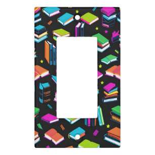 Booking It Colorful Light Switch Cover