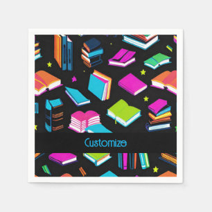 Booking It Colorful Napkins