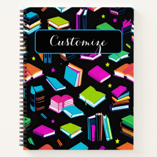 Booking It Colorful Notebook