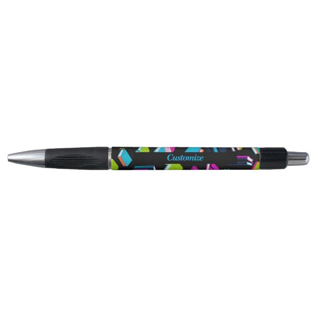 Booking It Colorful Personalized Pen (Front)