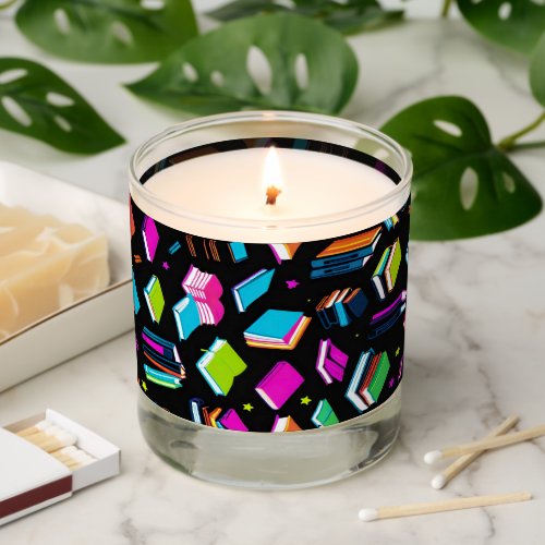 Booking It Colorful Scented Candle