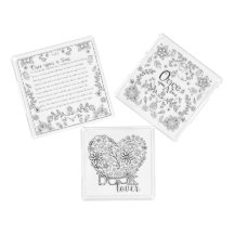 Bookish Adult Coloring Book Serving Trays