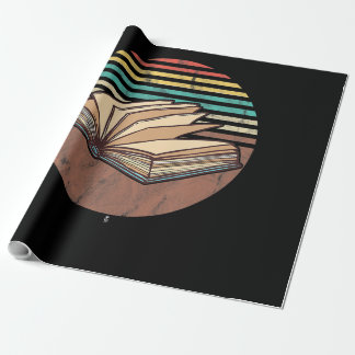bookish avid book lovers readers gift wrapping paper